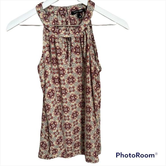 Stitch Fix Papermoon Top Womens XS Boho Sleeveless Halter Blouse - Picture 1 of 5